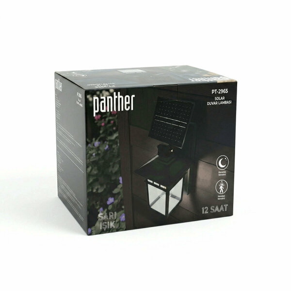Panther Duvar Lambası Solar Led Pt-2965 9539 