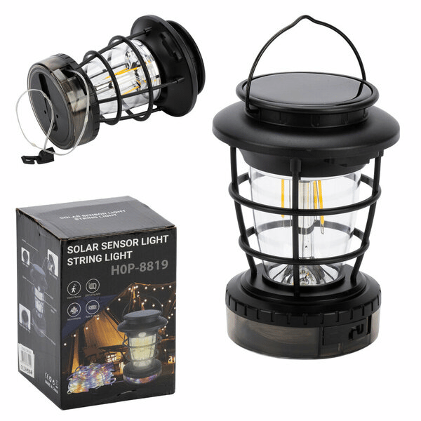 Sdr Kamp Lambası Şarjlı Solar Ledli HOP-8819 1904