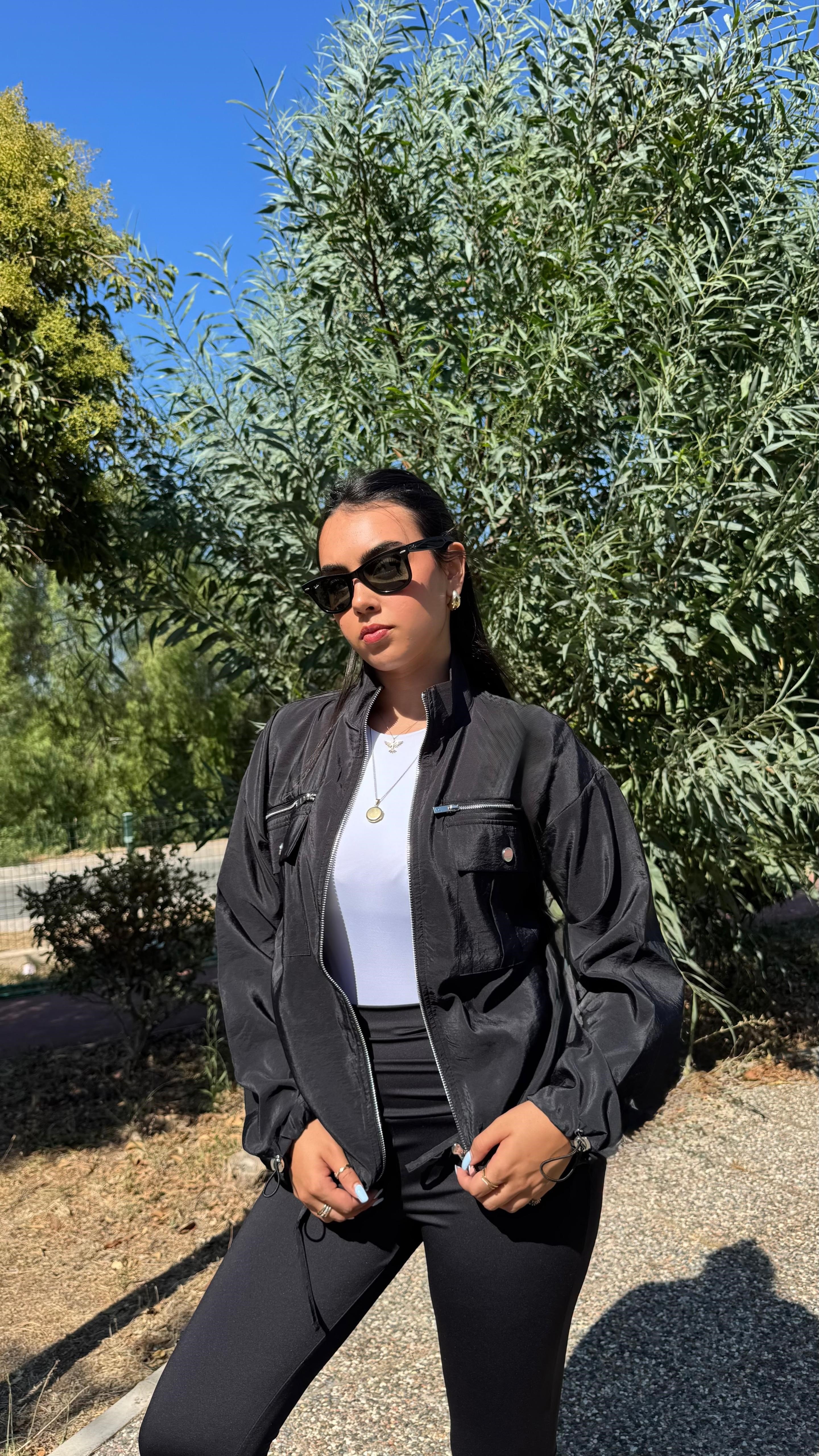 SİYAH OVERSIZE CEKET