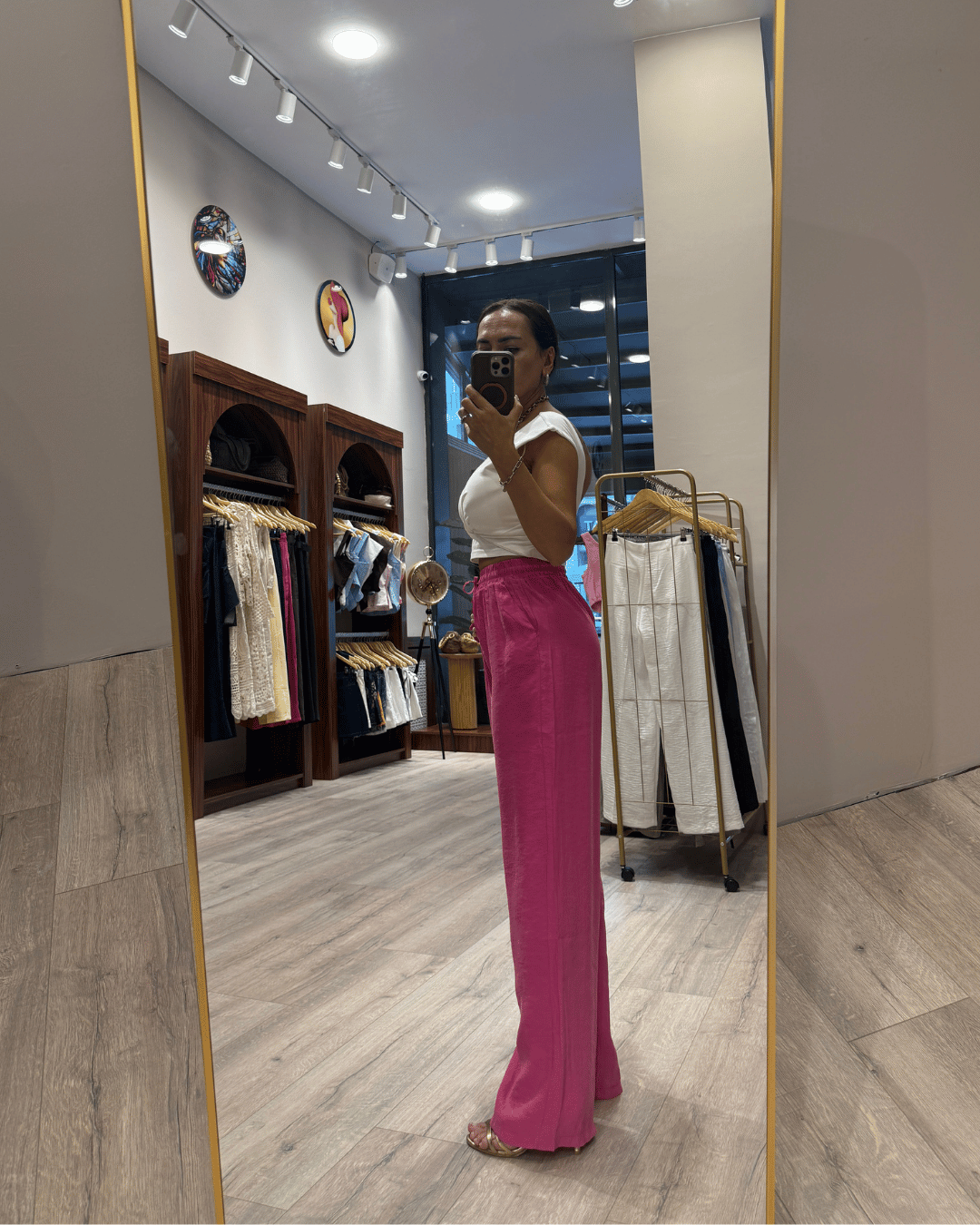 25YPNT00253 QUZU BELİ LASTİKLİ PANT