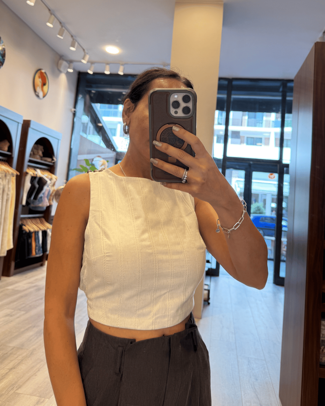 26YBLZ02148 QUZU BONCUK DETAYLI BLUZ