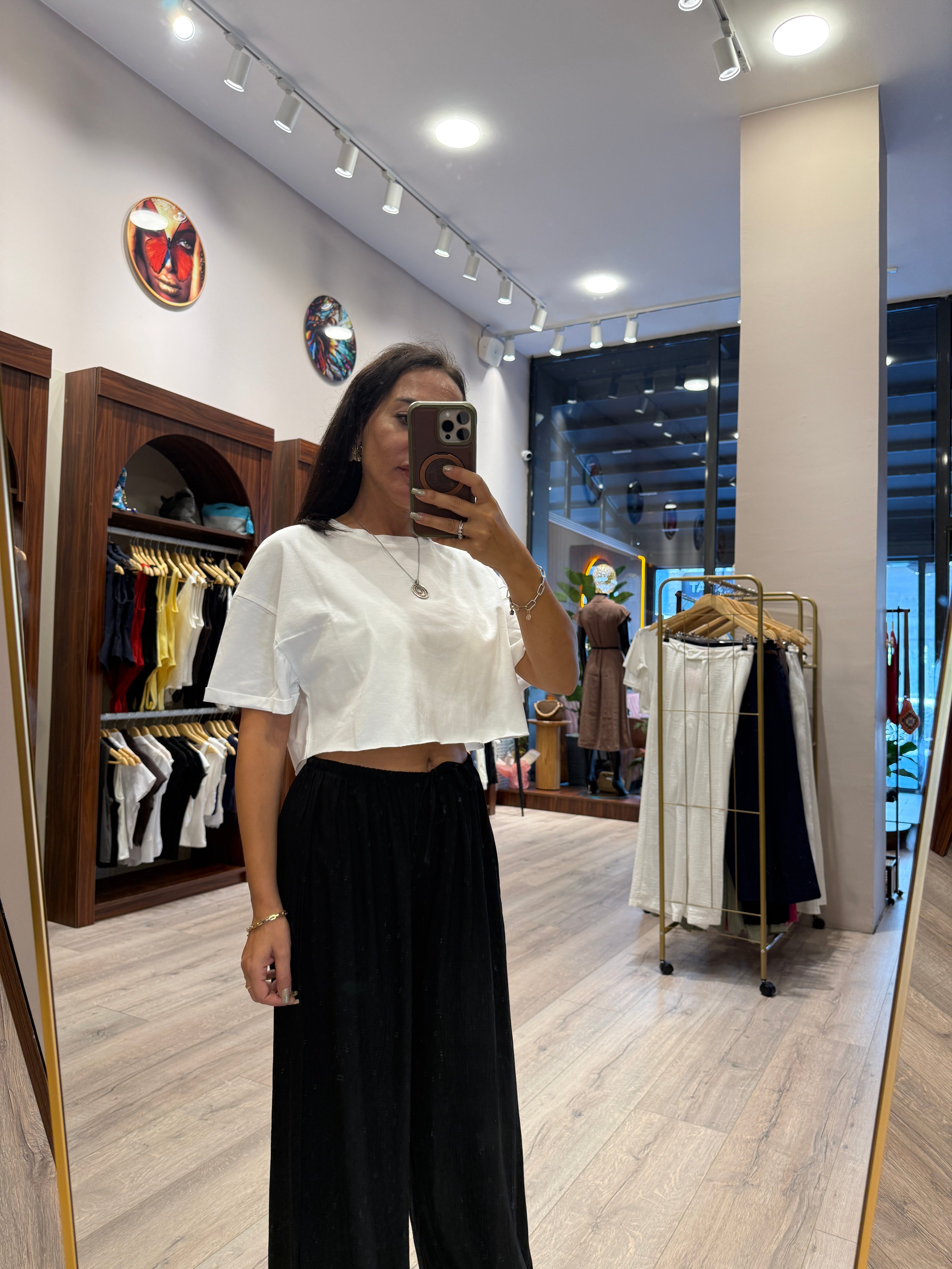 BELİ LASTİKLİ BAĞCIKLI PANTOLON