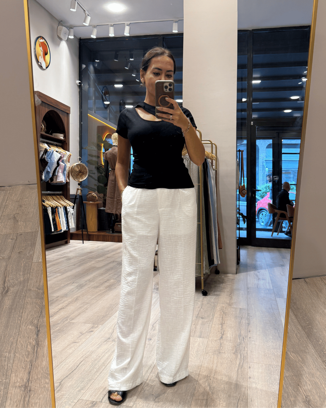 KAROL 4693 ÖNÜ AÇIK BLUZ