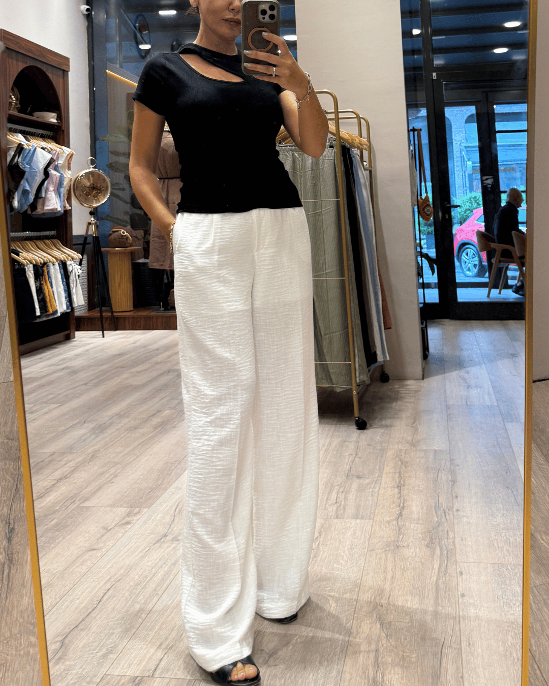 KAROL 4693 ÖNÜ AÇIK BLUZ