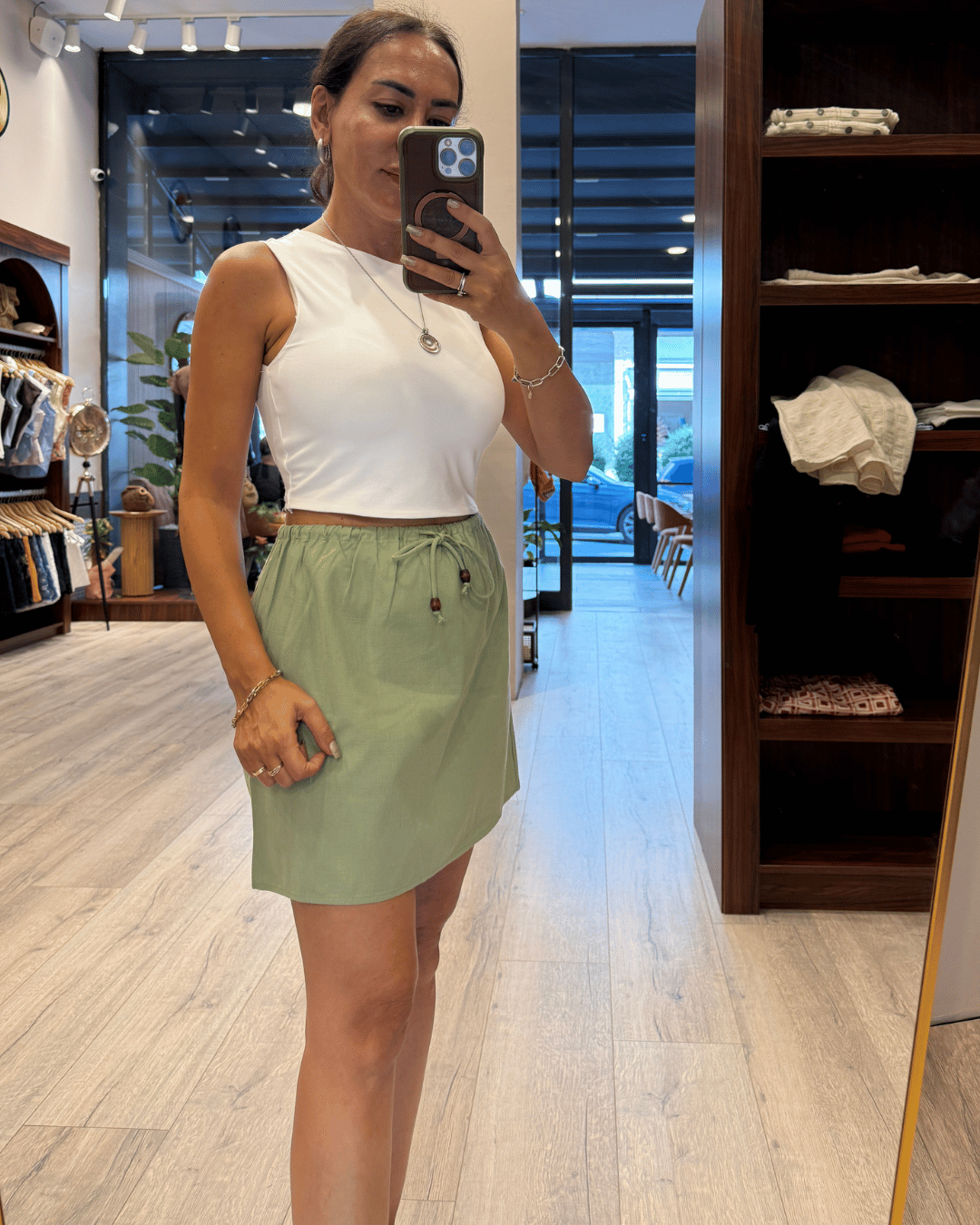 QUZU 25YETK00380 MİNİ ETEK
