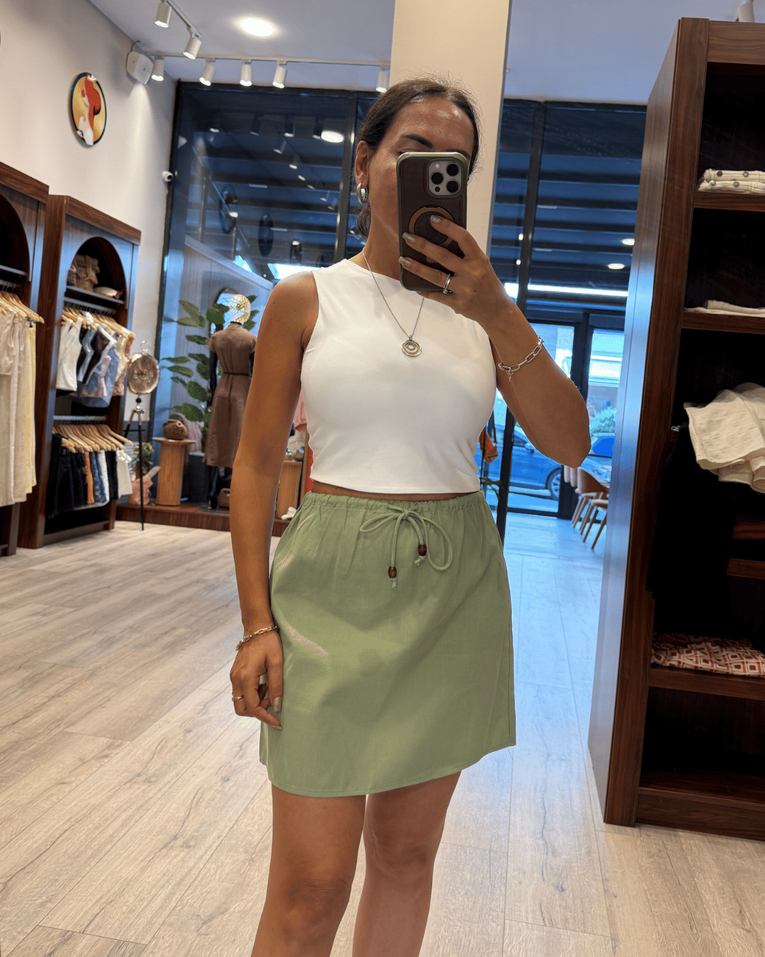 QUZU 25YETK00380 MİNİ ETEK