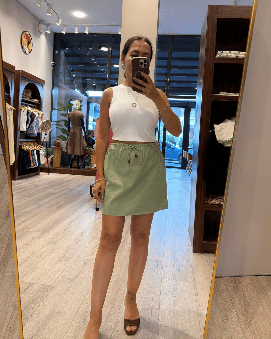QUZU 25YETK00380 MİNİ ETEK
