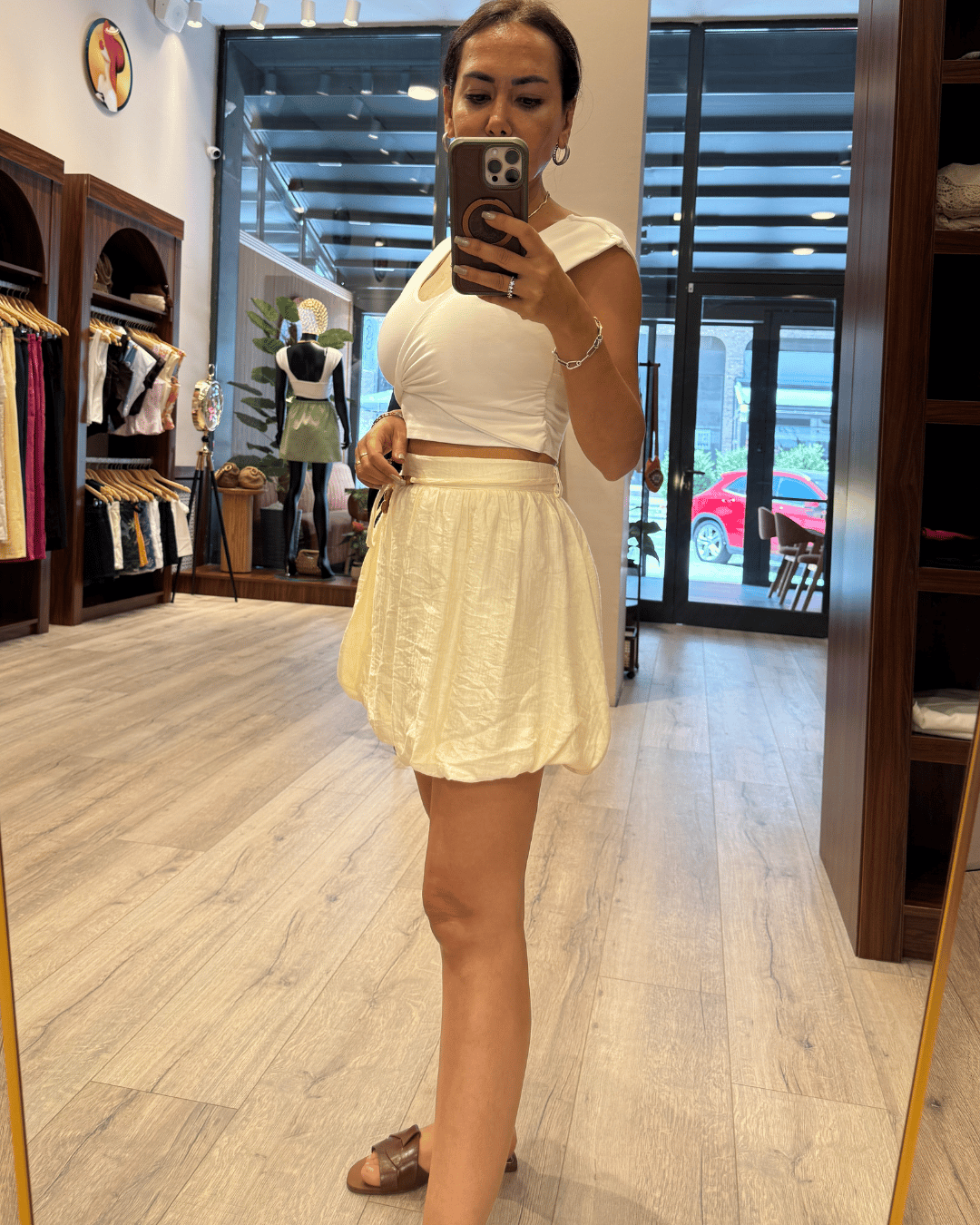 QUZU 26YETK02060 MİNİ ETEK