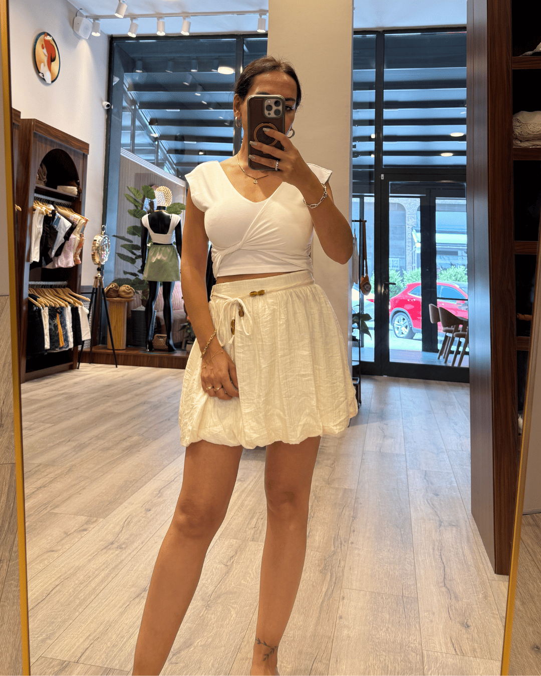 QUZU 26YETK02060 MİNİ ETEK