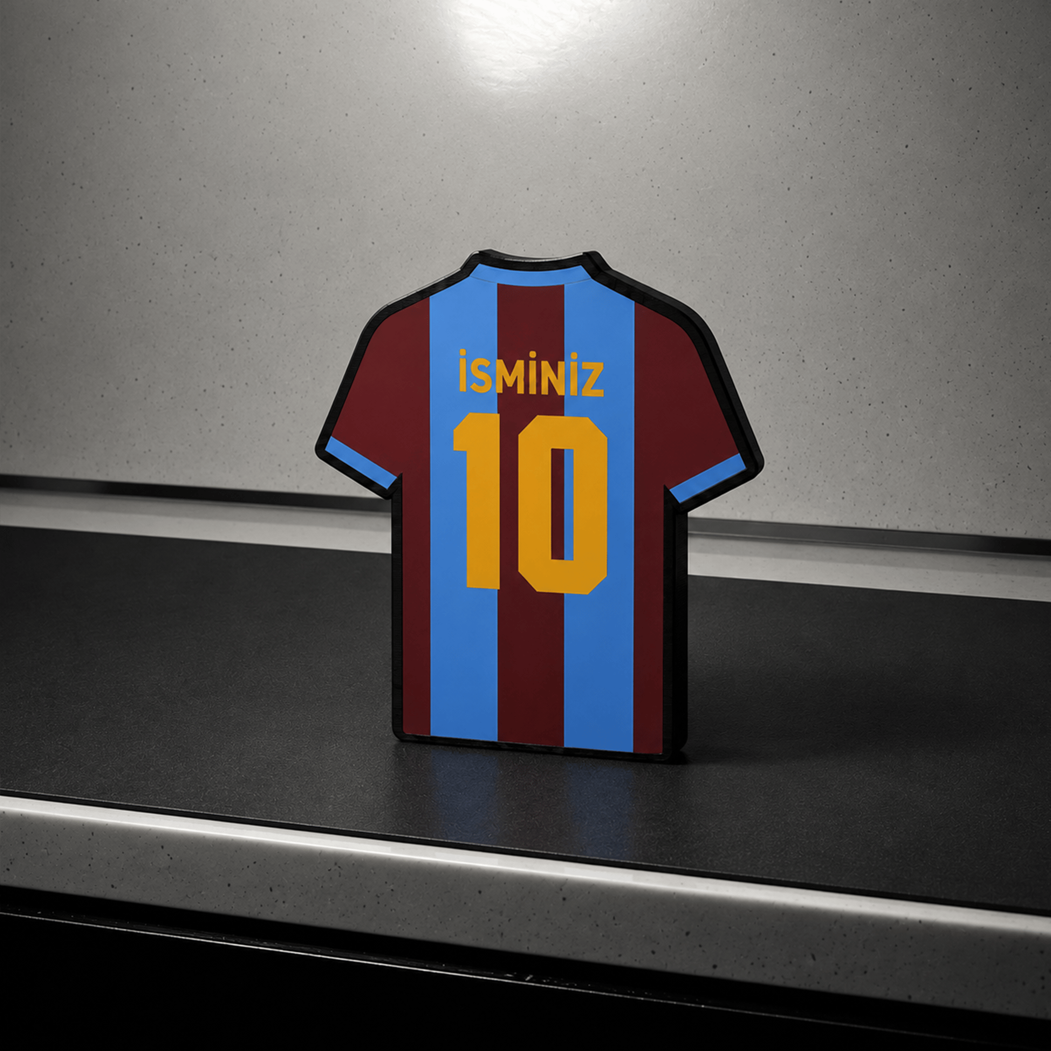 Kişiye Özel Bordo Mavi Taraftar Lightbox