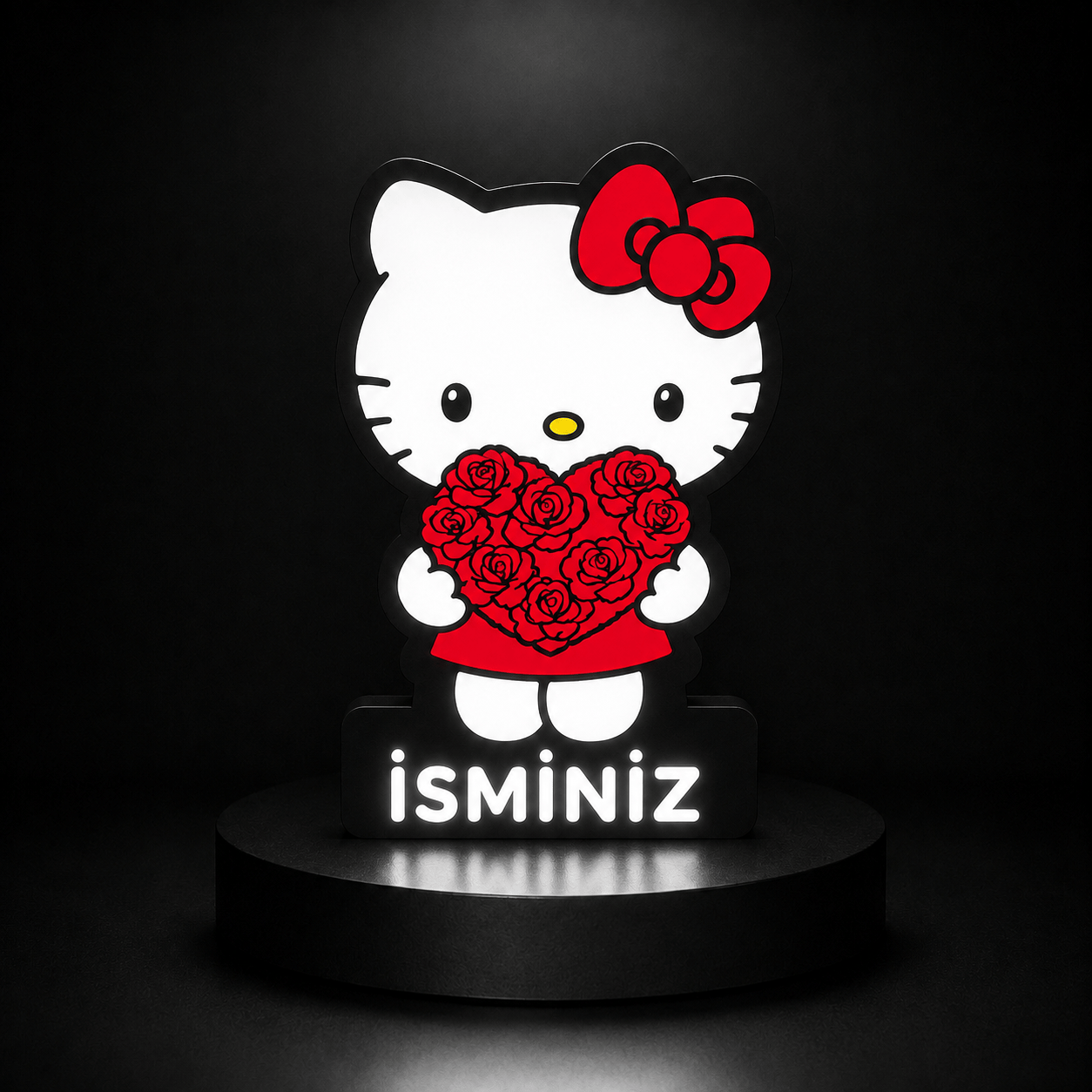 Kişiye Özel İsimli Kitty Lightbox