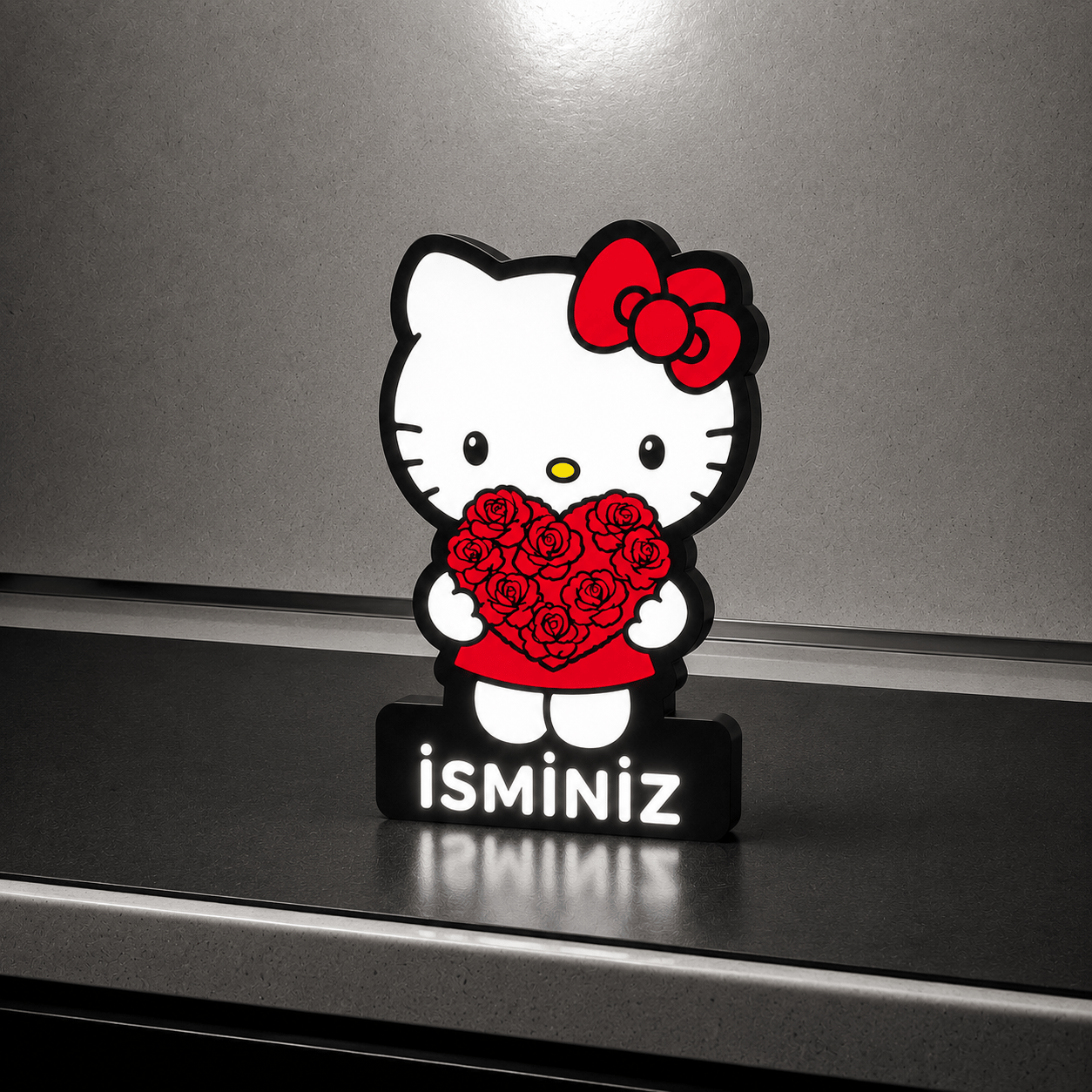 Kişiye Özel İsimli Kitty Lightbox