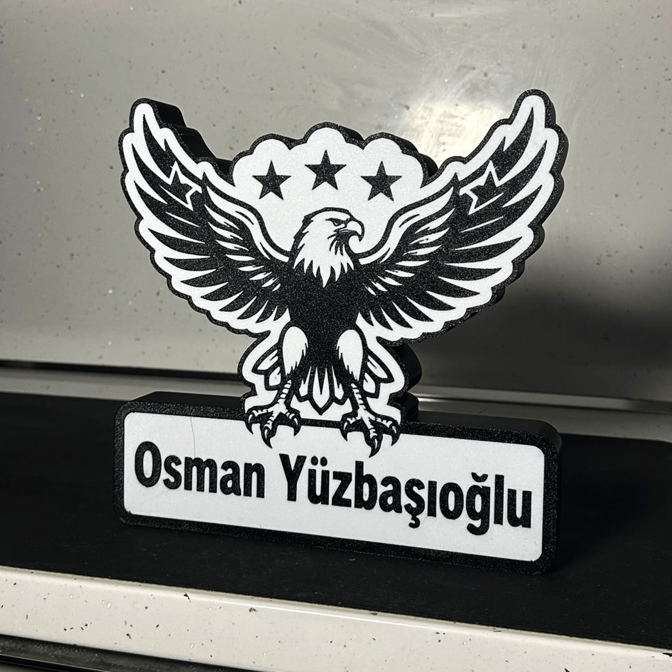 Kişiye Özel Kartal Figürlü  Taraftar Lightbox