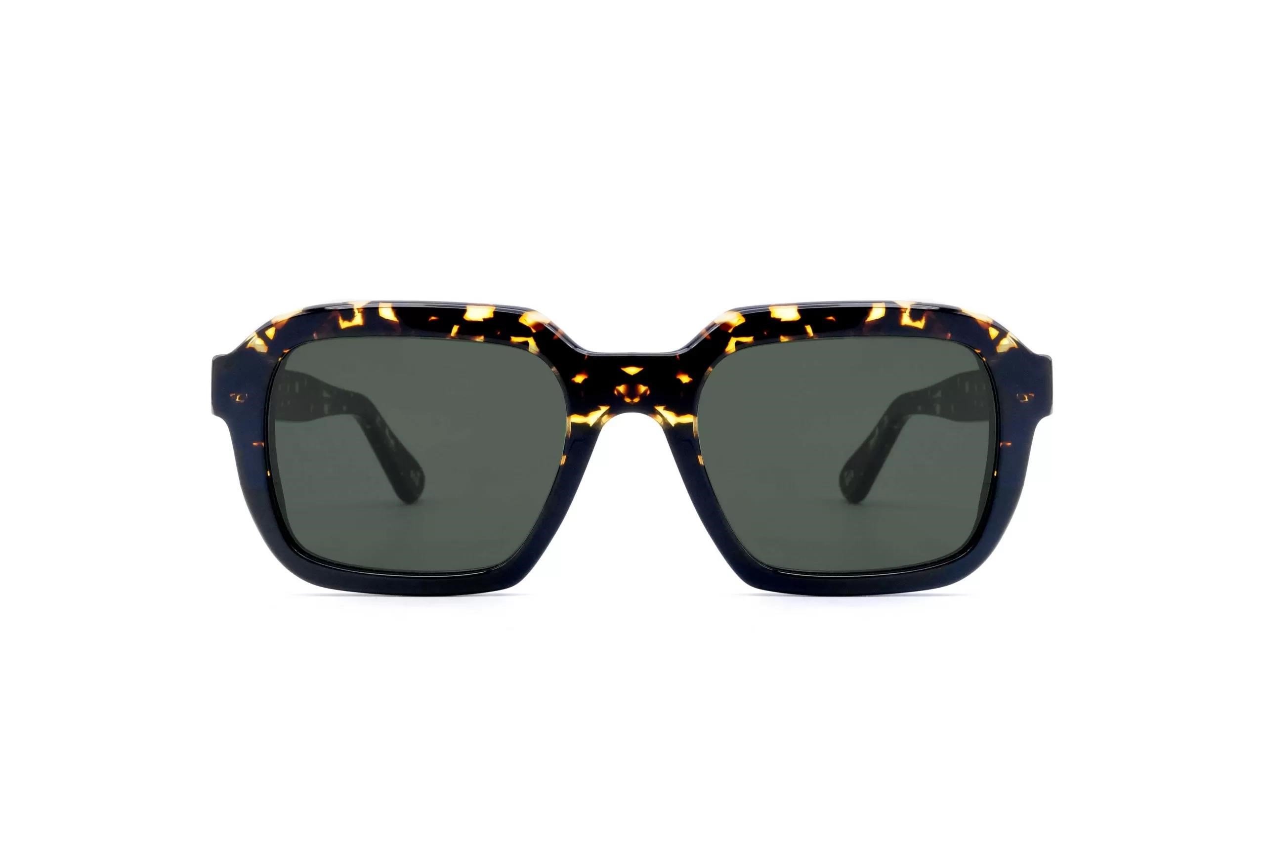 LGR Raffaello Black Havana Scuro 09B // Dark Green G15 Unisex Güneş Gözlüğü