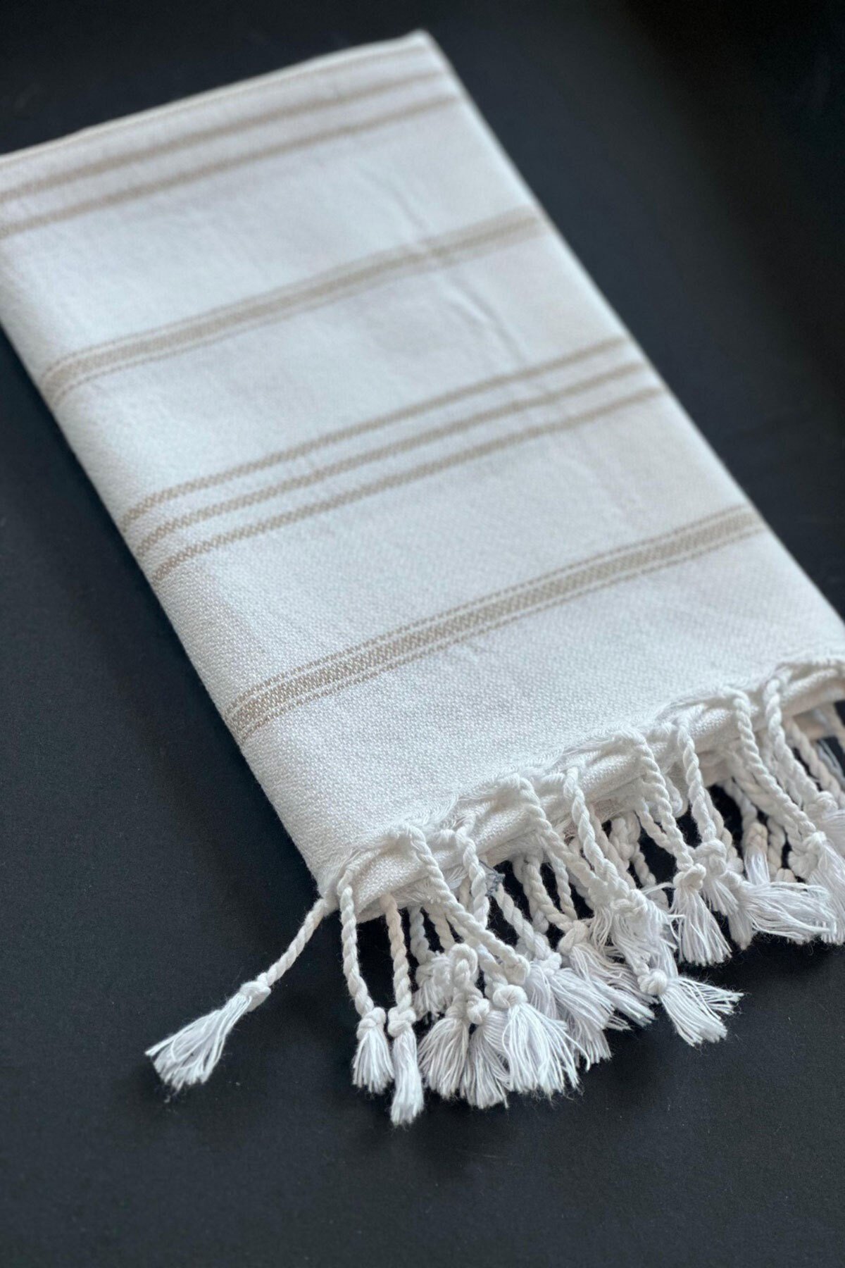 2'li Peşkir Seti, 2 Adet Mutfak Kurulama Havlusu 55x85 cm Pamuk, Baş, El, Çay, Düğün, Hamam, Banyo Havlusu, Hızlı Kuruyan Sultan Mavi ve Beyaz Çizgili