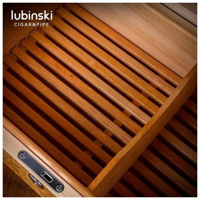 Lubinski 3D Antik Mısır İspanyol Sedir Humidor Puro Kutusu 40s