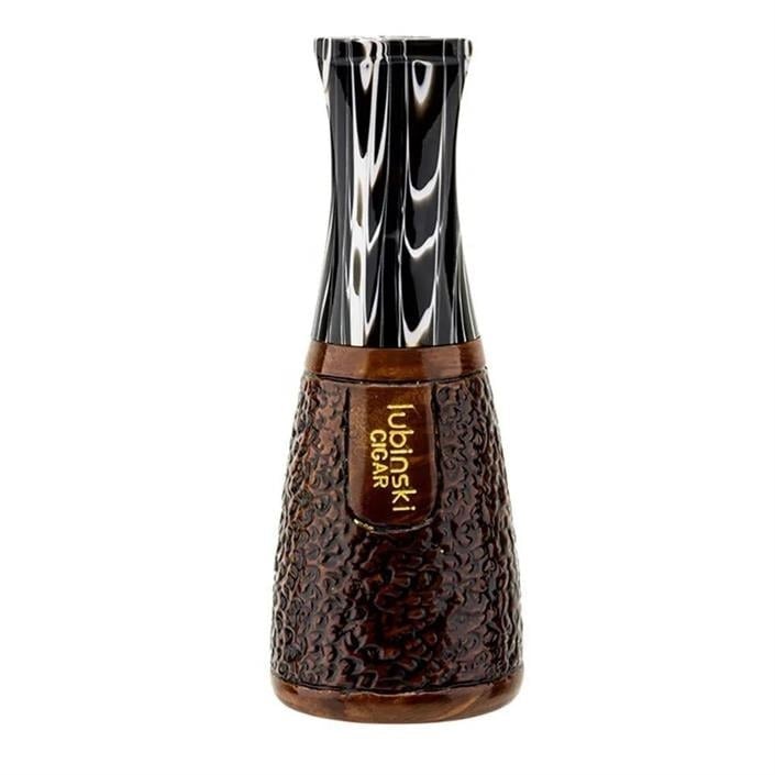 Lubinski 4 Boy Kullanım Briar Puro Ağızlığı 9mm Filtreli Big Carve (38-57 Ring)