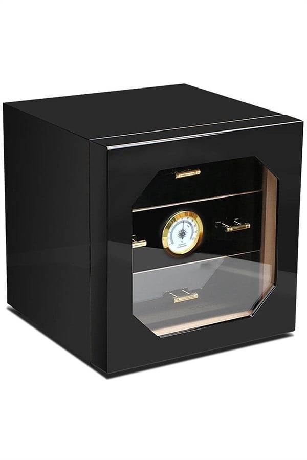 Lubinski Çekmeceli Küp 3 Katlı Cedar Puro Kutusu Humidor 75s
