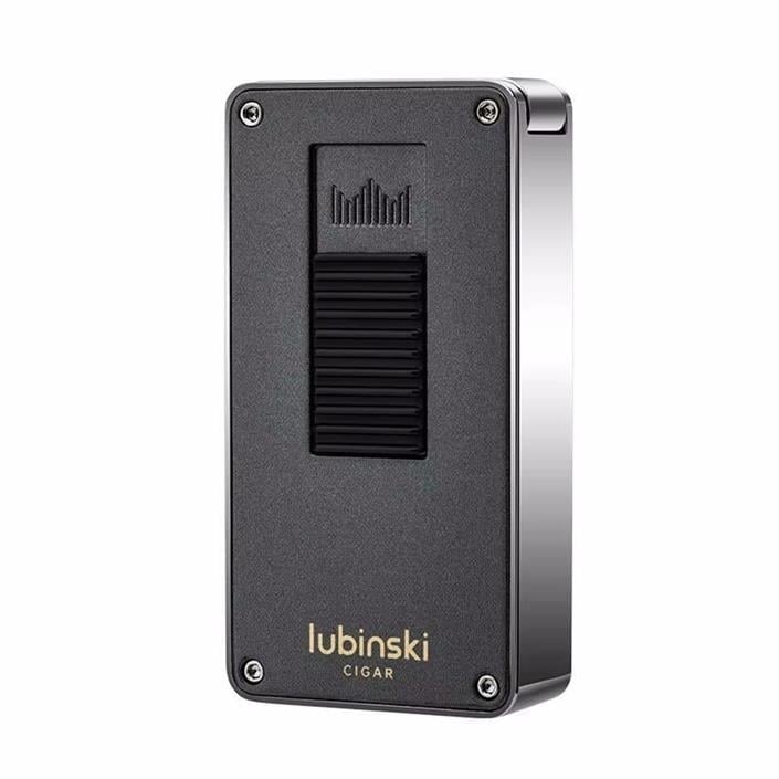 Lubinski Design Yeni Seri Çift Torch Delicili Puro Çakmağı Gunmetal