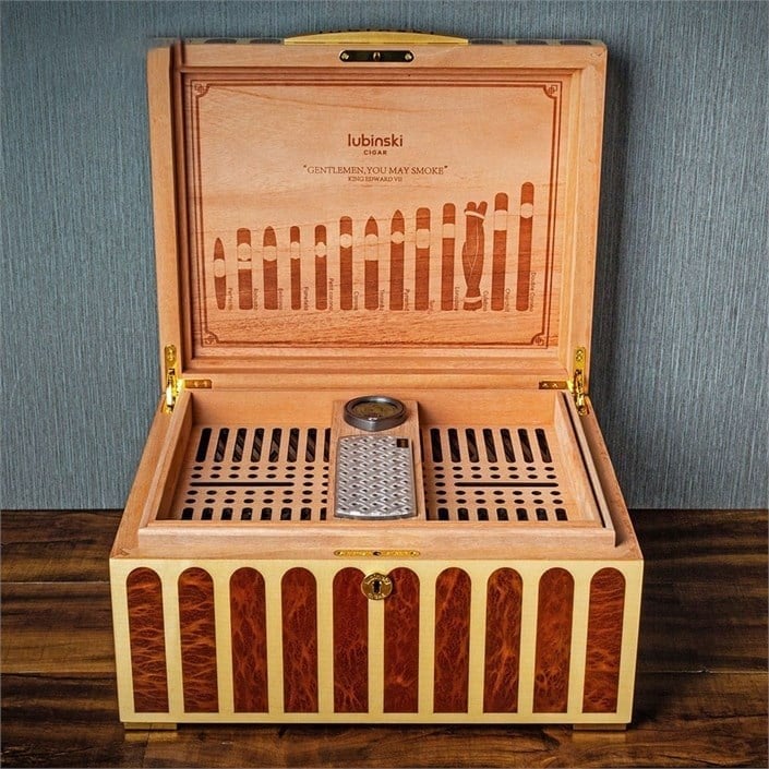 Lubinski Limited Edt. King Edward Özel Seri Puro Kutusu Humidor 150s