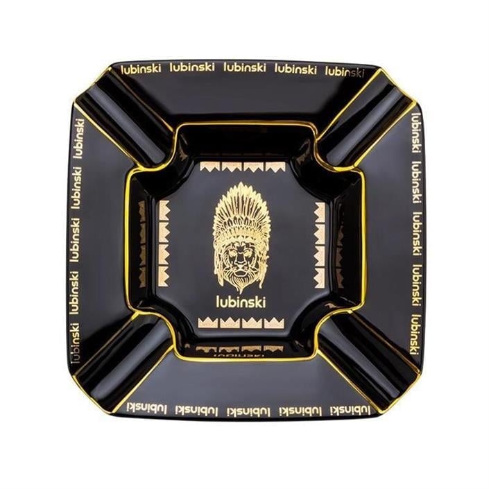 Lubinski Lion Porselen Puro Küllüğü Siyah/Gold 2li