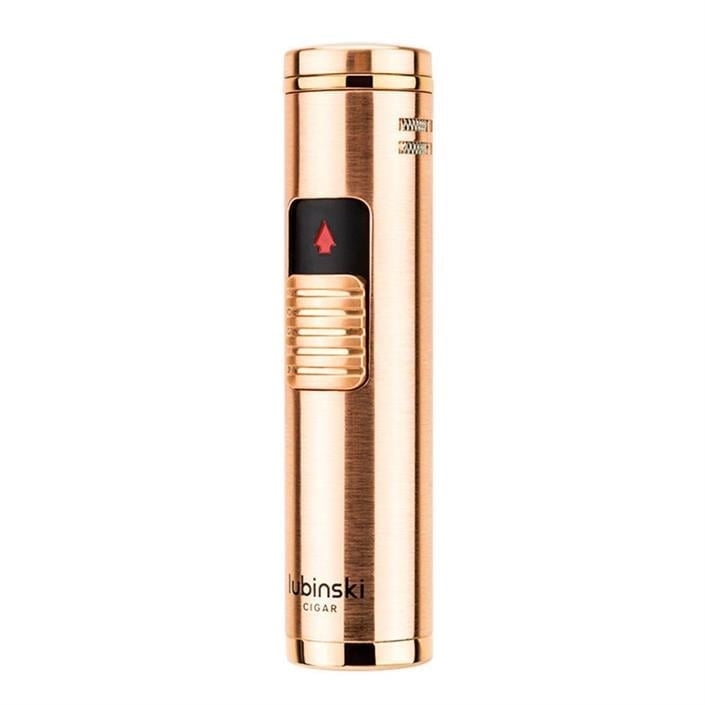 Lubinski Lion Slim Delicili Üç Torch Puro Çakmağı Gold