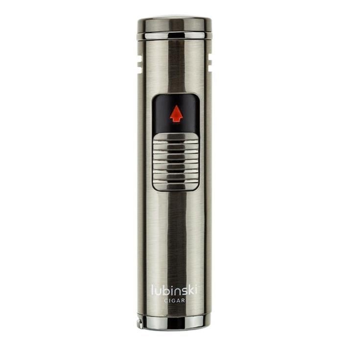 Lubinski Lion Slim Delicili Üç Torch Puro Çakmağı Gunmetal