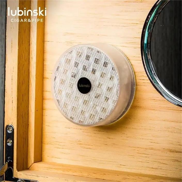 Lubinski Masif Sedir Camlı Humidor Puro Kutusu 50s