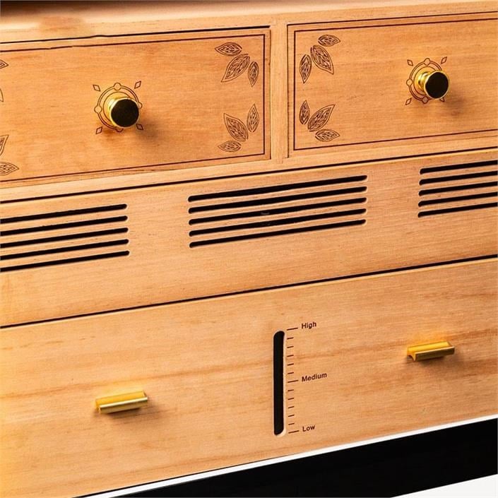 Lubinski Puro Dolabı Kabinet RA-888 - Wifi Kontrol + Parmakizi Kilitli