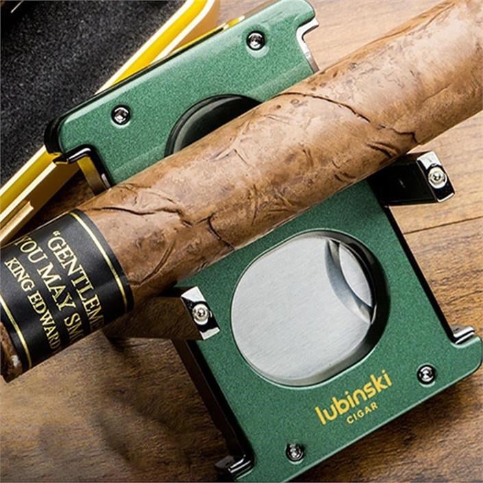 Lubinski Sehpalı-Delicili Premium Puro Kesici Lazer Bıçak Double Cutter Yeşil(60Ring)