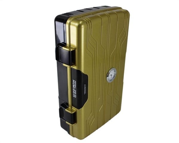 Lubinski Seyahat Tipi Puro Kutusu Humidor Honey (10Cigar)