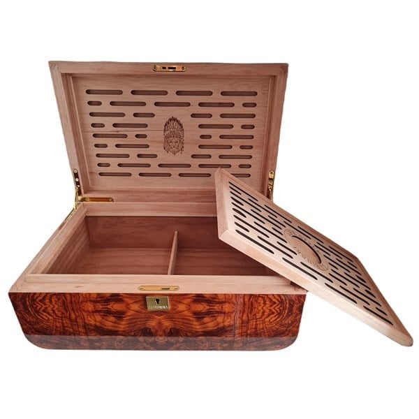 Lubinski Special Edt. Cedar Tepsili Puro Kutusu Humidor Koyu Kahve 100s