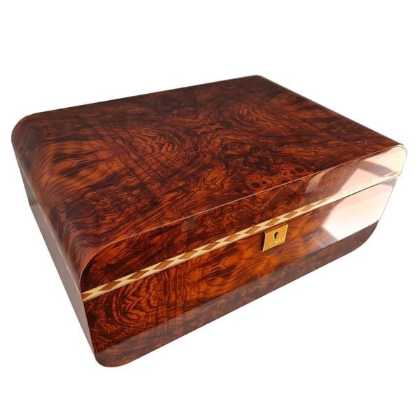 Lubinski Special Edt. Cedar Tepsili Puro Kutusu Humidor Koyu Kahve 100s
