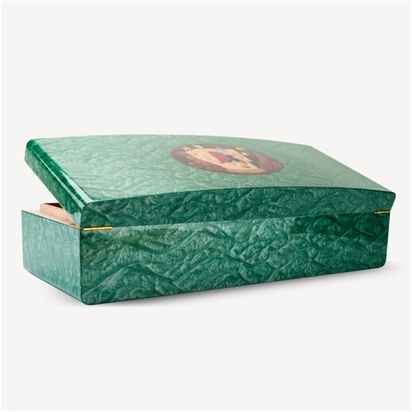 Lubinski Special Edt. Cigar-Cuba Puro Kutusu Humidor Yeşil 200s