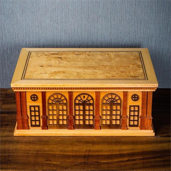 Lubinski Special Edt. Motif İşleme Humidor Puro Kutusu 80s