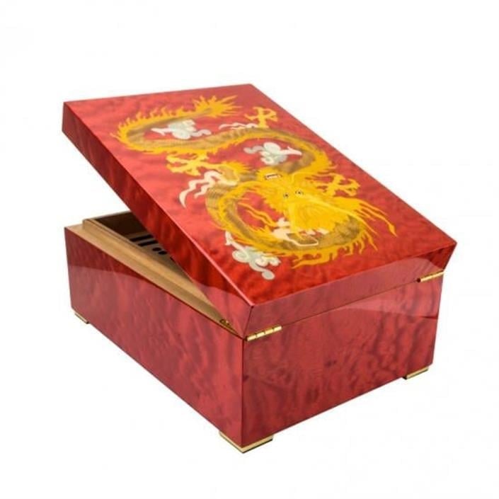 Lubinski Special Edt. Red Dragon Claw Humidor Puro Kutusu 110s