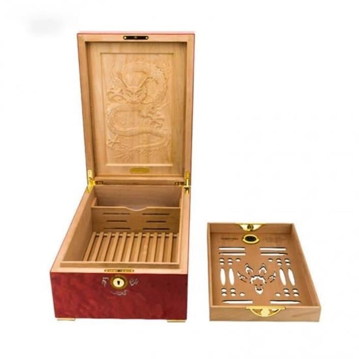 Lubinski Special Edt. Red Dragon Claw Humidor Puro Kutusu 110s