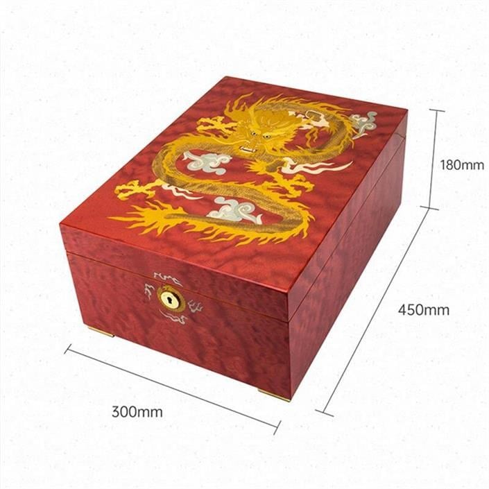 Lubinski Special Edt. Red Dragon Claw Humidor Puro Kutusu 110s