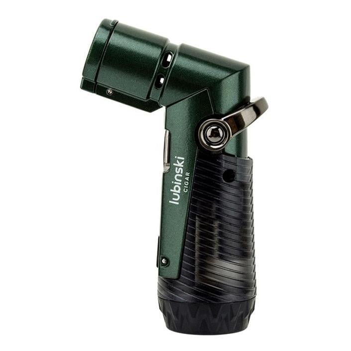 Lubinski Tek Torch İğneli Ve Delicili Puro Çakmağı Yeşil