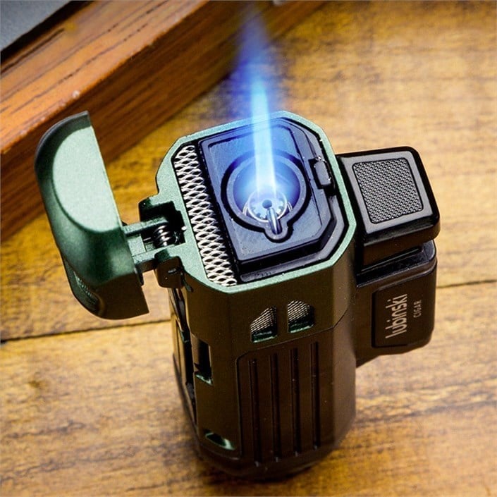 Lubinski Tek Torch Puro Çakmağı Delici+İğneli Yeşil