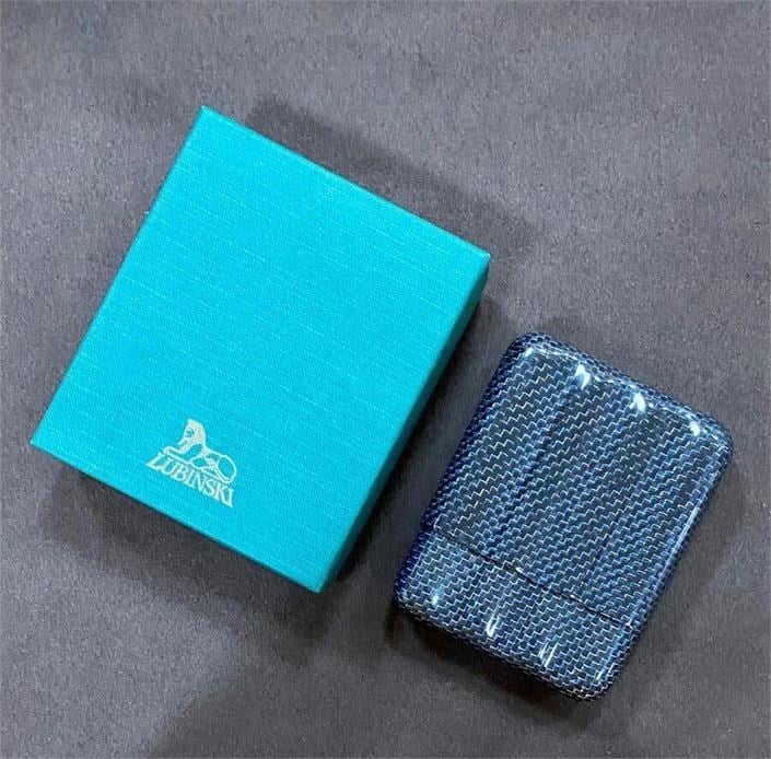 Lubinski Titanium KarbonFiber Toscanello Puro Kılıfı Mavi 4lü
