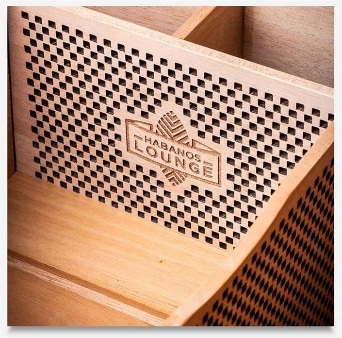 Lubinski Trinidad Limited Edt. El Yapımı Ahşap Oyma Humidor Puro Kutusu 250's