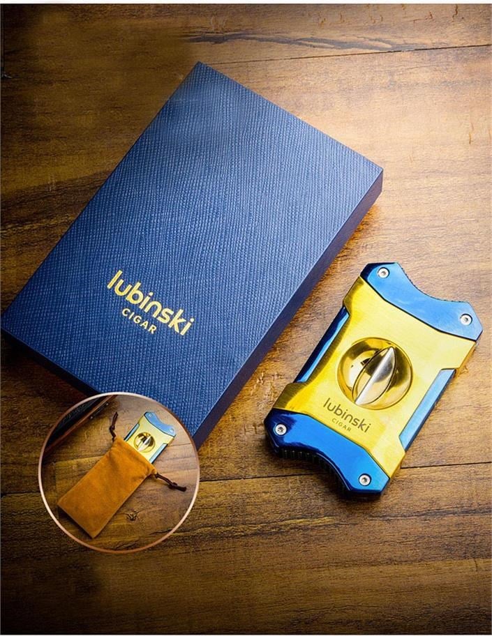 Lubinski V-Cut Puro Kesici Blue-Gold (60Ring)