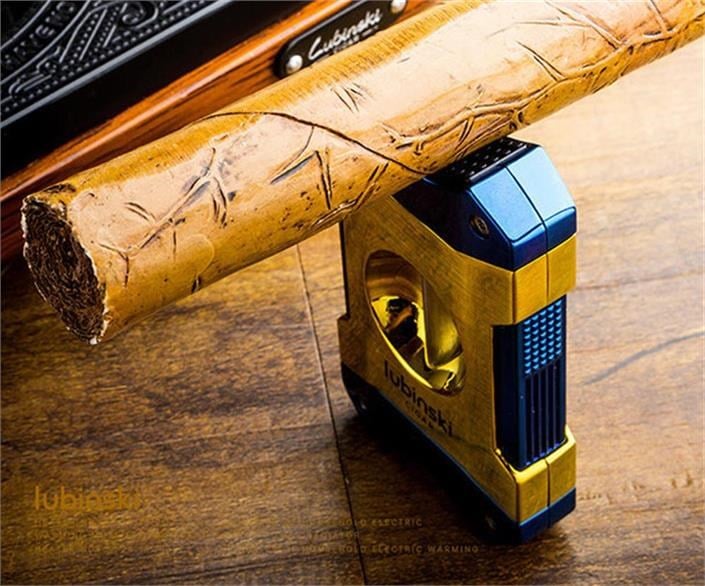 Lubinski V-Cut Puro Kesici Blue-Gold (60Ring)