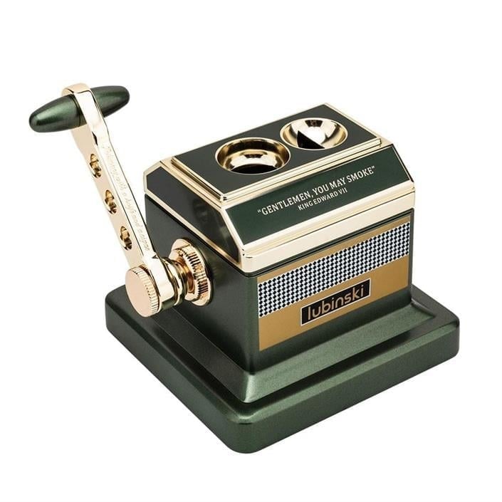 Lubinski Vintage Special Edt. Metal Masa Puro Kesici Giyotin Double Cutter Yeşil
