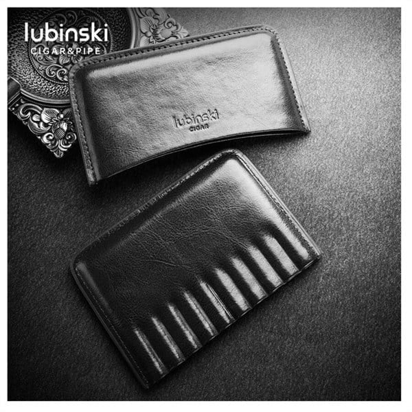 Lubinski Yeni Deri Cigarillo Kılıfı 10lu Siyah