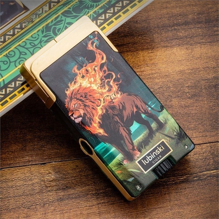 Lubinski Yeni Seri Fire Lion Üçlü Puro Seti
