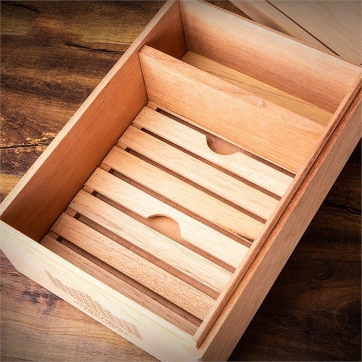 Lubinski Yeni Seri Simple Dolap İçi Humidor Puro Kutusu 50's