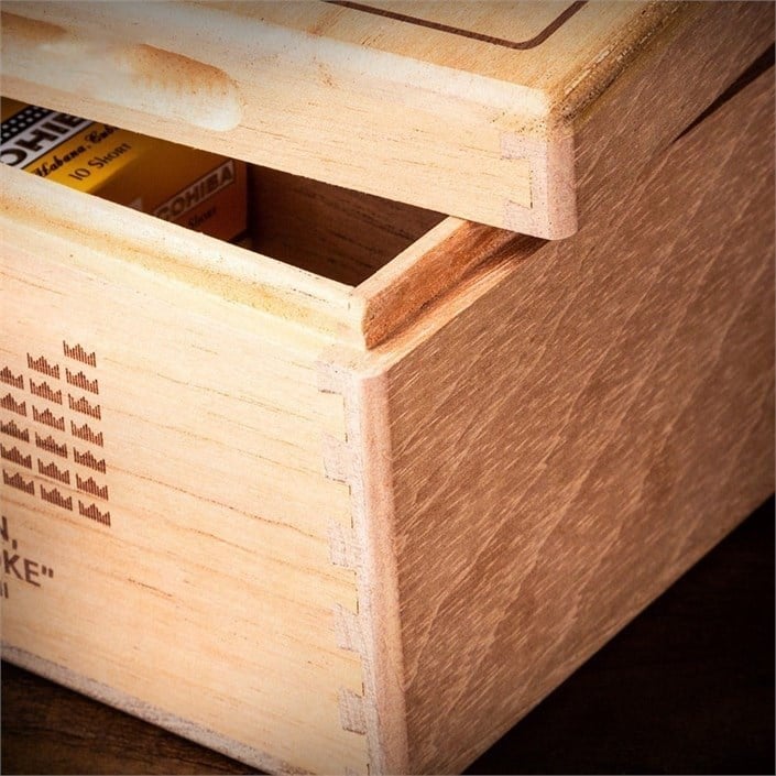 Lubinski Yeni Seri Simple Dolap İçi Humidor Puro Kutusu 100's
