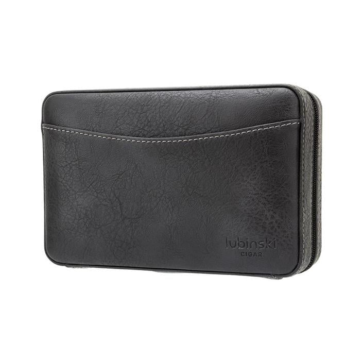 Lubinski Yeni Seri Special Edt. Deri Puro Taşıma Çantası Gri Çakmak+V-Cut Kesici/Delici Set